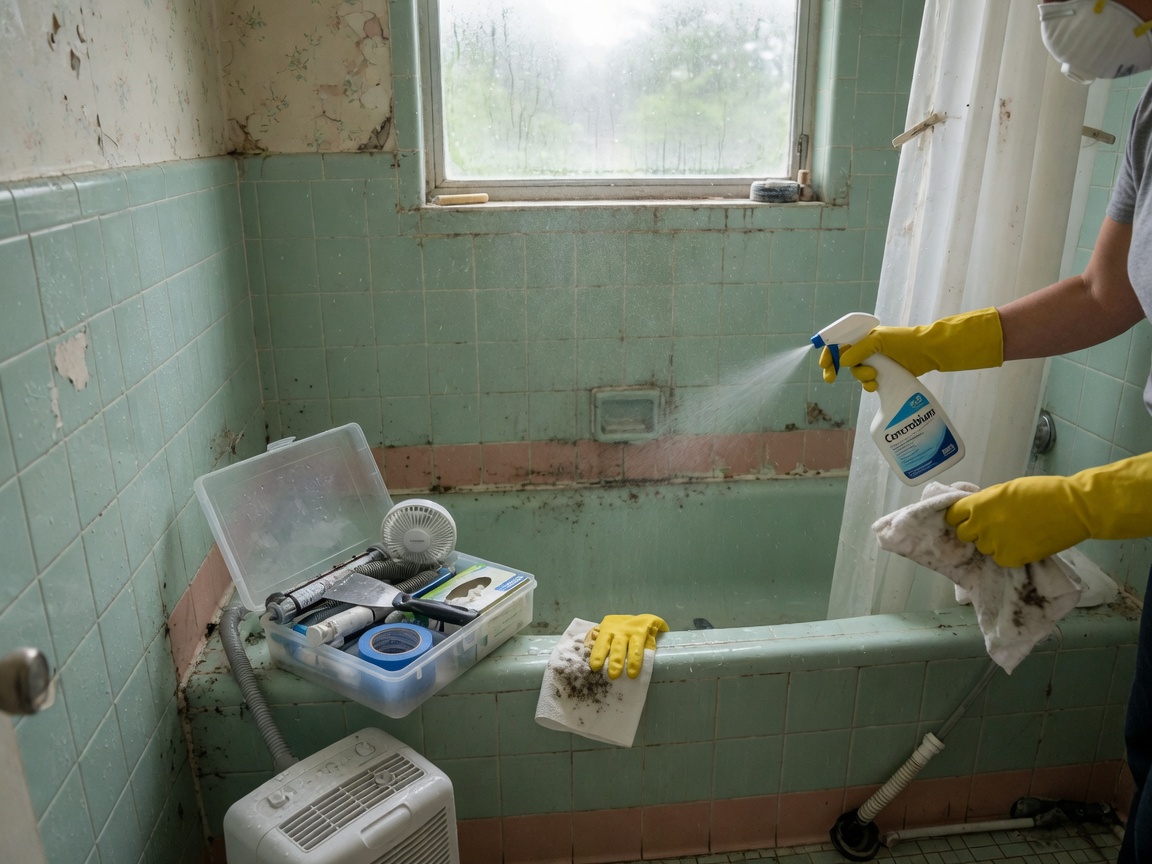Safe Removal Steps for Bathroom Mold in Humid NC Homes