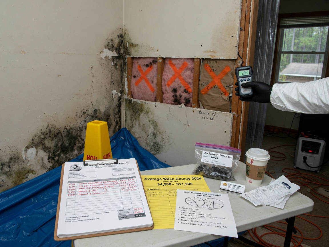 What Mold Removal Costs Look Like in Wake County
