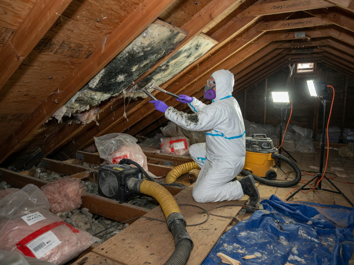 Attic Mold Removal in Cary, NC